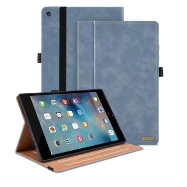 Imagem de Capa para iPad Mini 5, iPad Mini 1/2/3/4/5ª capa inteligente de visualização multiângulo de 7,9 polegadas com bolso, couro PU executivo hibernar automático para iPad Mini tablet de 7,9 polegadas,
