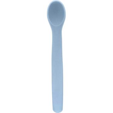 Imagem de Colher Flexível de Silicone Buba Azul
