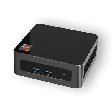 Imagem de Moniss Mini PC Windows 11 16GB RAM 512GB SSD Mini Computador Desktop AMD Ryzen R5 5600H Processador 6 Cores 12 Threads Suporte 8K 60Hz WIFI6 BT5.2