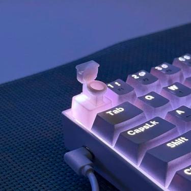 Imagem de TRENDY WHIMSY Tecla personalizada para teclado mecânico para jogos - vaso sanitário