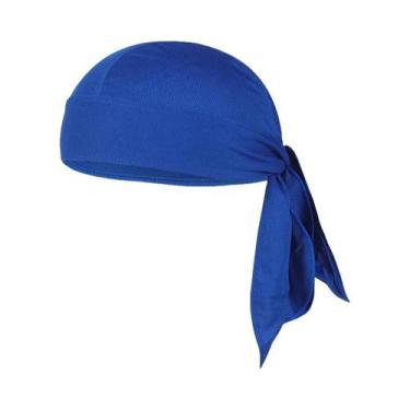 Imagem de Chapéu Pirata De Malha Respirável Leve De Secagem Rápida De Cor Sólida
