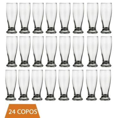 Imagem de Jogo 24 Copos Vidro Transparente Munich 300ml Chop Bar Nadir - NADIR F