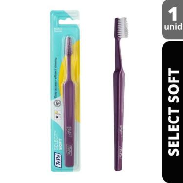 Imagem de Escova Dental Select Soft  TePe  1 unidade, Rosa escuro
