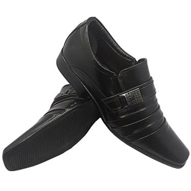 Imagem de Sapato Social Masculino Bertelli 38 Ao 48 Numeração Especial