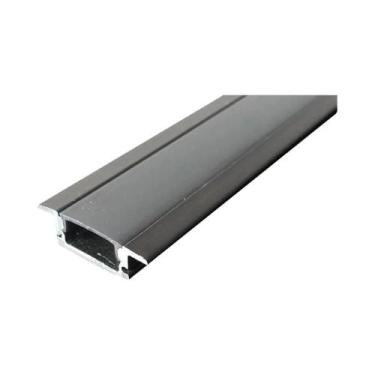 Imagem de Fita LED Prateada Preta De 50CM Com Canal De Perfil De Alumínio Para D