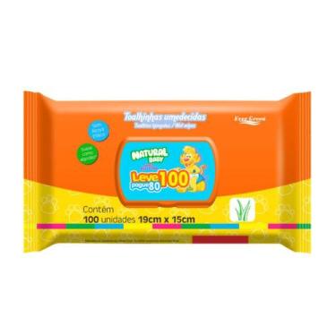 Imagem de Toalhas Umedecidas Natural Baby 100 Unidades Evergreen