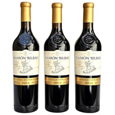 Imagem de Vinho Ramon Bilbao Gran Reserva Safra 2015 Espanhol | Kit Com 3 Garrafas | Oferta