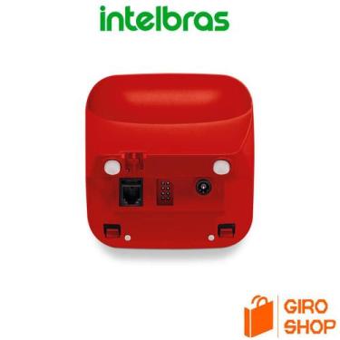 Imagem de Telefone sem fio ts 3110 vermelho - Intelbras