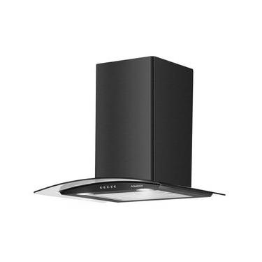 Imagem de Coifa De Parede Vidro Curvo Arketto Dominox Black 60cm - 220V
