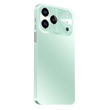 Imagem de FWYANZH Capa para iPhone 17 Pro Max/17 Pro/Air/17, capa de proteção de lente completa, fina, elegante, PC traseira à prova de choque, capa de negócios, verde, ar