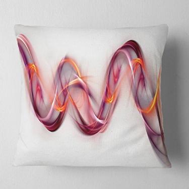 Imagem de Designart Manta abstrata para sala de estar, sofá, almofada de alta qualidade + capa de almofada impressa em ambos os lados 40,64 cm x 40,64 cm