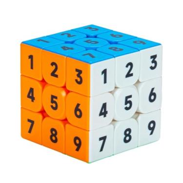 Imagem de CuberSpeed Sudoku 3X3X3 Speed ​​Cube Stickerless Number Puzzle Magic With Numbers