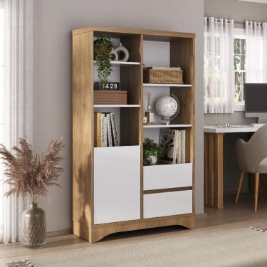 Imagem de Estante Artany Space - Olmo/Branco 6258