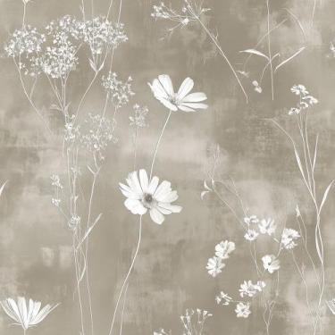 Imagem de Papel De Parede Adesivo Floral Ramos Autocolante Premium - PAPEL E PAR