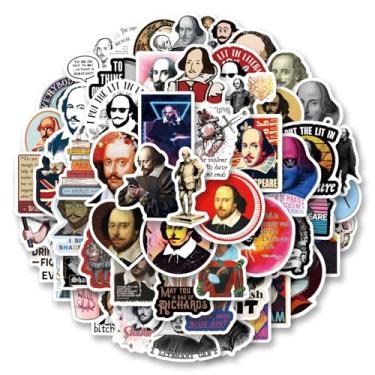 Imagem de 60pcs Literati Dramatist Stickers Pack, Aesthetic Vinyl Waterproof Sticker Decal for Water Bottle,Laptop,Phone,Skateboard,Scrapbooking for Kids Teens Adults for Party Supply Decor