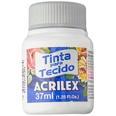 Imagem de Tinta para Tecido, Acrilex, Fosca, Branco, 37 ml