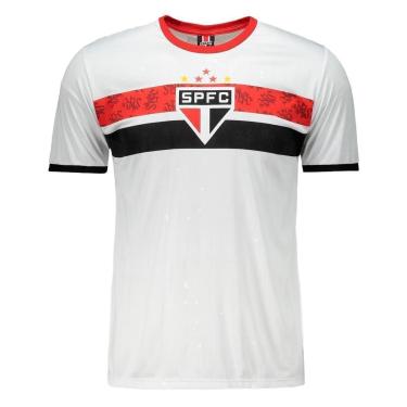 Imagem de Camiseta Braziline São Paulo Stencil Masculina-Masculino