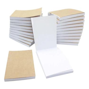 Imagem de Kit 20 Bloco Anotacoes Rascunho Comanda 7X10Cm 100 Folhas