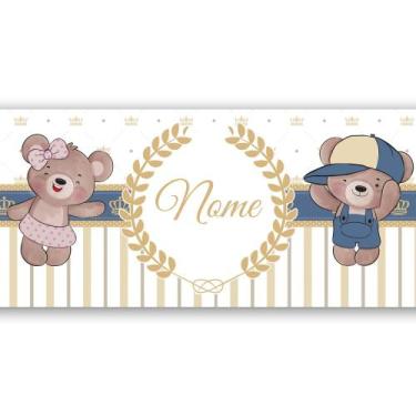 Imagem de Faixa Decorativa Papel Parede Infantil Personalizado c/ Nome - SHD Sol