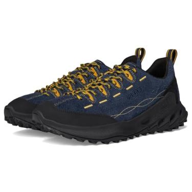 Imagem de KEEN Jasper Zionic Tênis masculino de camurça durável estilo escalada para caminhada, Sky Captain/Lemon Curry, 40