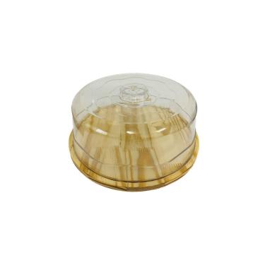 Imagem de Boleira de madeirac/tampa em acrílico