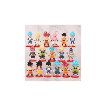 Imagem de Brinquedo Dragon Ball Super Saiyan, 16 corações, preto, Goku Vegeta - 