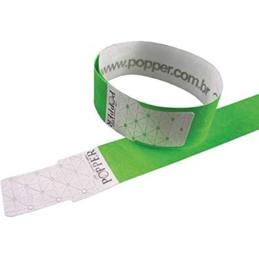 Imagem de Pulseira Identificação, Popper FB-GF, Multicor, Pacote com 50