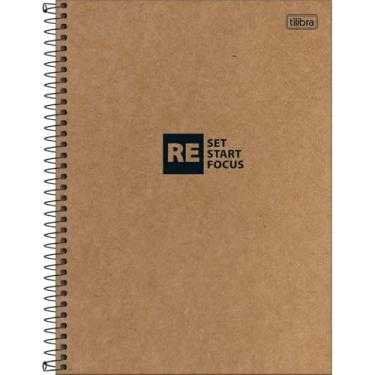 Imagem de Tilibra - Caderno Capa Dura Universitário Kraftwork 1 Matéria 80 Folhas - Capa 1 - Reset