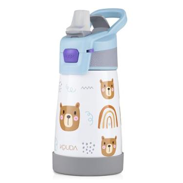 Imagem de Garrafa Térmica Kouda Oka Kids Branca Urso - 350ml