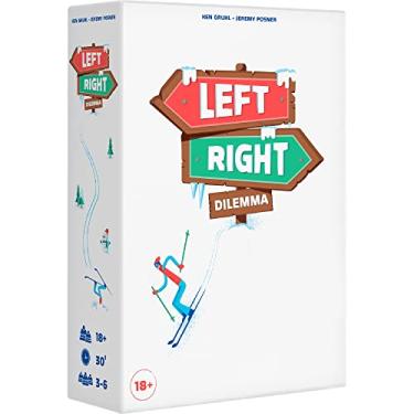Imagem de Left Right Dilemma Party, jogo divertido para noite de jogos, jogo de tabuleiro cooperativo, jogo de tabuleiro para adultos, a partir de 18 anos, tempo médio de jogo 30 minutos, feito por Cojones