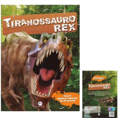 Imagem de LIVRO TIRANOSSAURO REX - 4 QUEBRA-CABEÇAS - CIRANDA CULTURAL