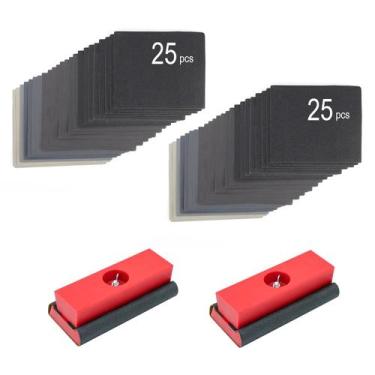 Imagem de Sanding Blocks SCOTTCHEN Hand Auto Body, pacote com 2 unidades com 50 