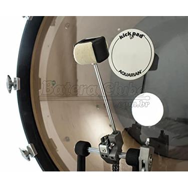 Imagem de Pad de Bumbo Aquarian KP1 para Pedal Simples Pad Kick