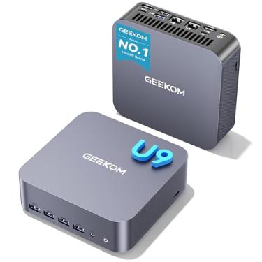 Imagem de GEEKOM Mini PC GT1 Mega AI, processador Intel Core Ultra U9-185H de 14ª geração (16C/22T, até 5,1 GHz), SSD PCIe Gen4 DDR5 de 32 GB, mini computadores desktop Windows 11 Pro, WiFi 7/BT 5.4/Dual 2.5G