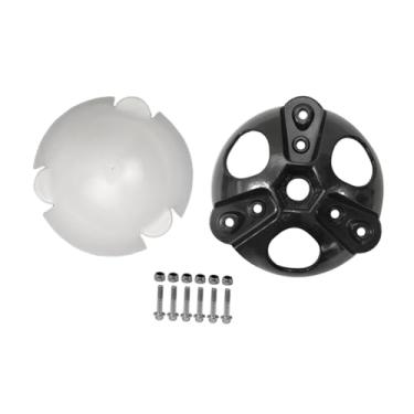 Imagem de MotiveTech Kit de tampa de cubo de roda de turbina eólica, peça de reposição confiável para moinho de vento, kit de parafusos e porcas pequenos, tampa de cubo, para 3 Lâminas