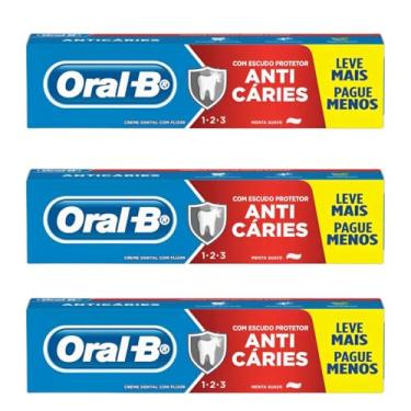 Imagem de Kit Com 3 Creme Dental Anticáries Menta 150g Tamanho Família - Leve Mais Pague Menos