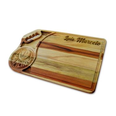 Imagem de Tábua de carne Palmeiras Oficial Personalizada com Nome