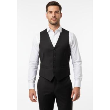 Imagem de Camisa  Colete  Calça Alfaiataria  Combo Social Masculino - Jordhan, B