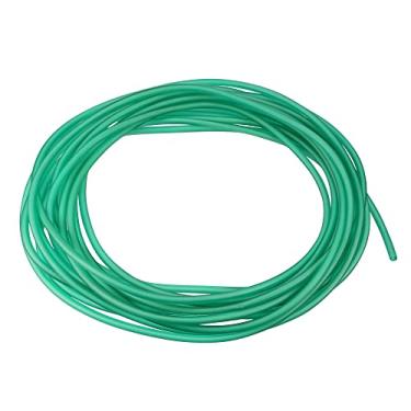 Imagem de Tubo de borracha de látex natural 1/16" (1,6 mm) ID 1/8" (3,2 mm) OD 4,9 m verde altamente elástico para equipamentos