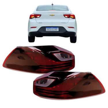 Imagem de Par Lanterna Traseira Onix Sedan 20/24 Canto S/Led Bicolor