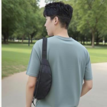 Imagem de Pochete unissex – Mini bolsa de cintura resistente à água para corrida, caminhada, ciclismo, bolsa esportiva transversal para telefone e itens essenciais, Preto, One Size, Tendência