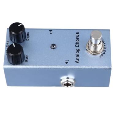 Imagem de XUXHOU Pedal de Efeito de Guitarra Elétrica, Ajuste Preciso, Leve e Portátil, para Guitarristas, Liga de Alumínio (Coro Analógico(07))