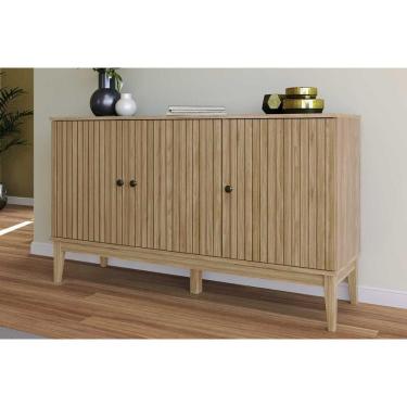 Imagem de Aparador De Sala Jantar Mb 1061 C- 3 Portas Mel - Movelbento