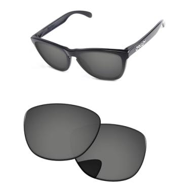 Imagem de PapaViva Lentes de substituição para óculos de sol Oakley Frogskin OO9013 55 mm, Preto cromado, Frogskins