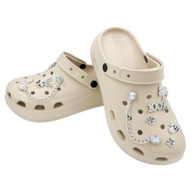 Imagem de Babuche, Sandalia Feminina, Feminino Salto 7cm Babuche em Leve e Confortável para Trabalho e Lazer(Cáqui,39)