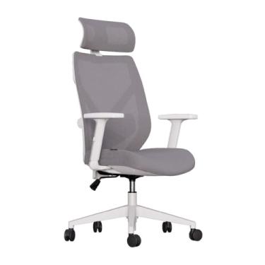 Imagem de Cadeira de Escritório Ergonômica Albari com Encosto Mesh, Apoio Lombar Ajustável e Altura Regulável – Conforto para Home Office