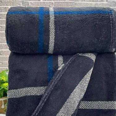 Imagem de Manta Casal Pop Xadrez Estampada Monaco