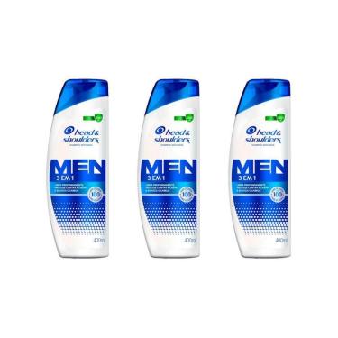 Imagem de Shampoo Head & Shoulders 400Ml Men 3 Em 1-Kit C/3Un