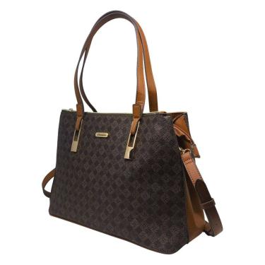 Imagem de Bolsa Feminina Elemento Gráfico Casual Alça Dupla Chenson