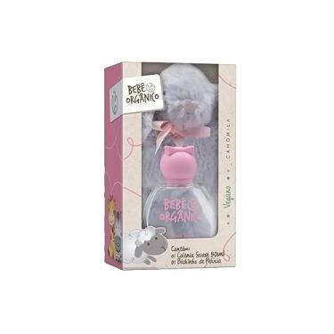 Imagem de Kit Presente Colônia Suave + Bichinho de Pelúcia Rosa Bebê Orgânico - 50 ml